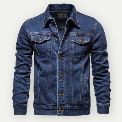Men's denim trucker jacket, classic style for everyday use