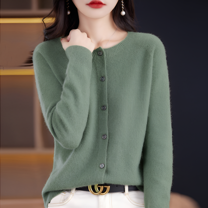 Merino Wool Cashmere Jumper - Marbel