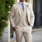Stylish 3-Piece Men's Suit Brecken – Timeless Elegance