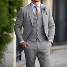 Stylish 3-Piece Men's Suit Brecken – Timeless Elegance
