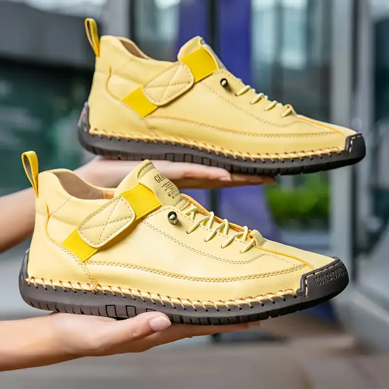 Comfortable Lightweight and Breathable Leather Sneakers for Women