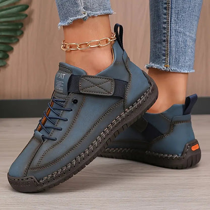 Comfortable Lightweight and Breathable Leather Sneakers for Women