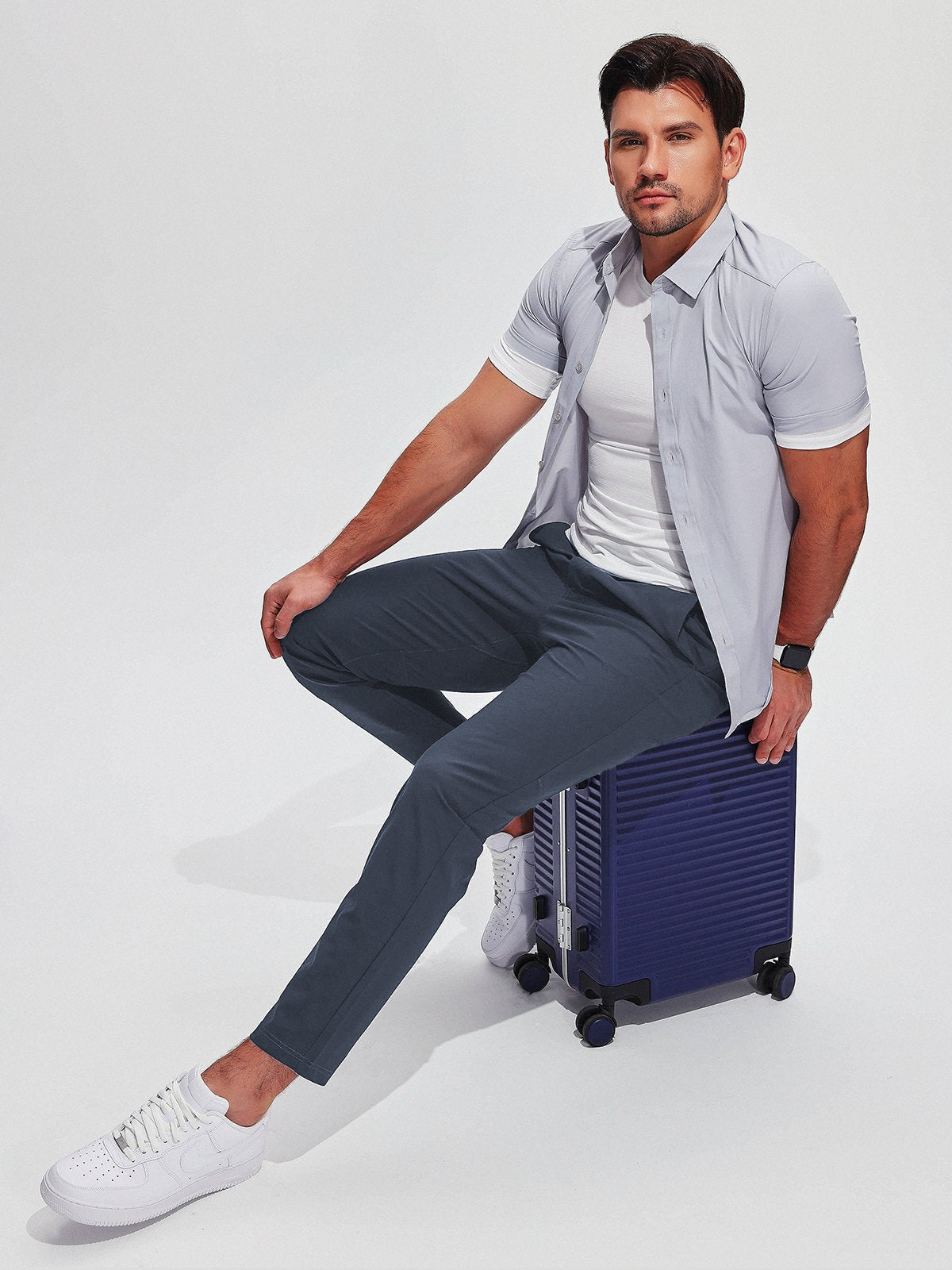 Mike | Slim Fit Trousers