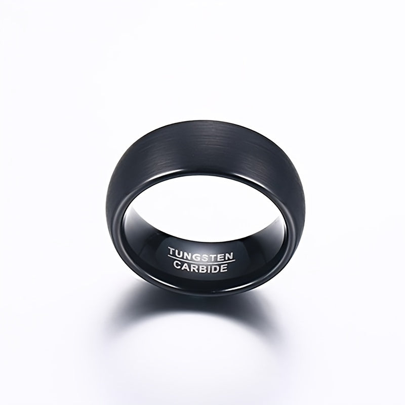 Milan | Luxe matte black men's ring