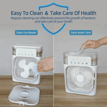 Mini Ice Mist Fan 2-in-1 Portable