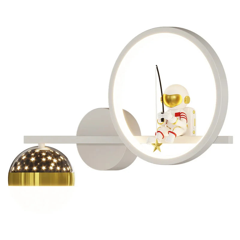 Modern Wall Lamp for Children's Room with Star Light
