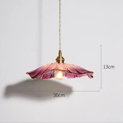 Pendul elegant în formă de floare