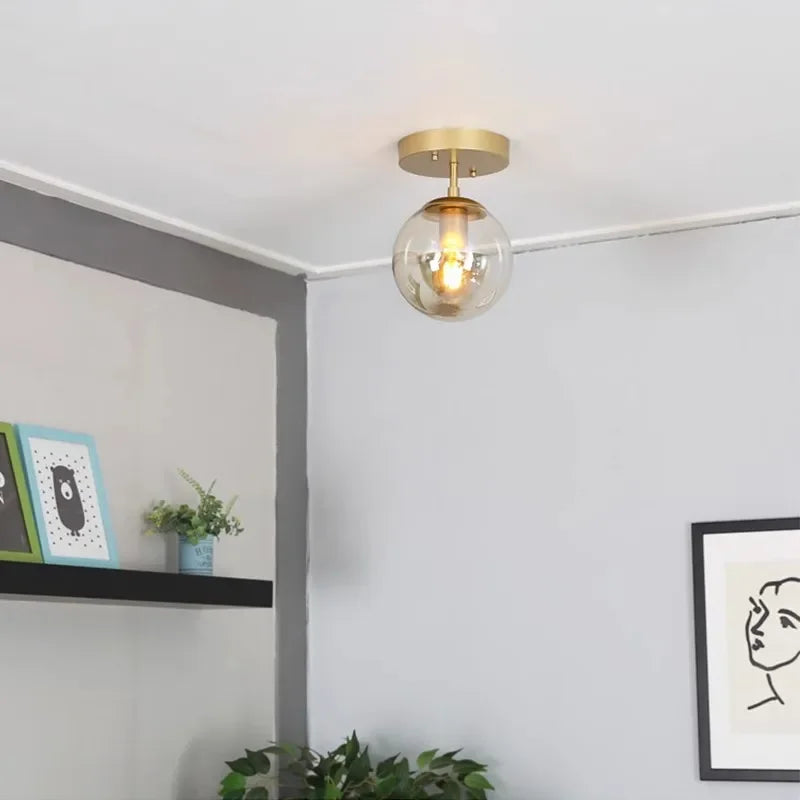 Glass Ceiling Lamp - Modern and Elegant Design