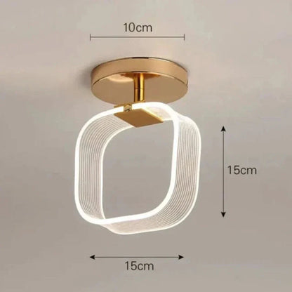 KreativGlow - Lámpara de techo LED delgada