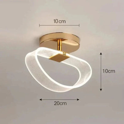 KreativGlow - Lámpara de techo LED delgada