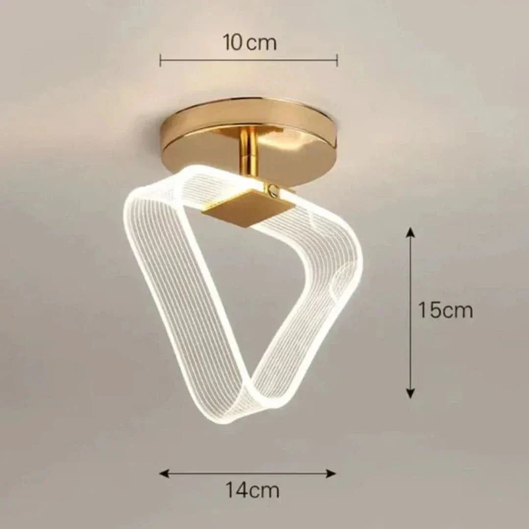 KreativGlow - Lámpara de techo LED delgada
