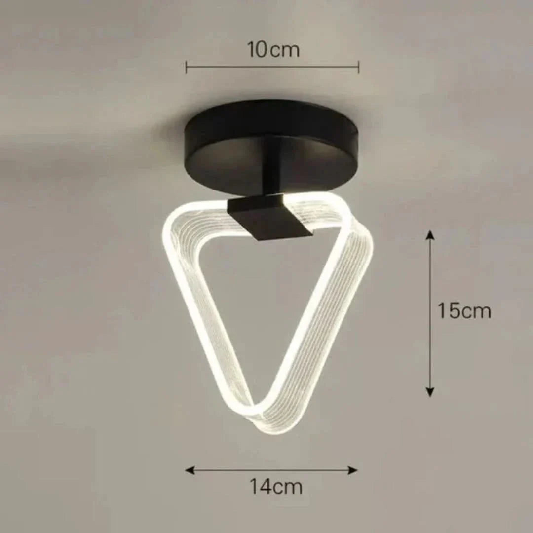 KreativGlow - Lámpara de techo LED delgada