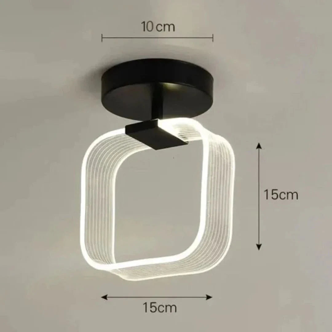 KreativGlow - Lámpara de techo LED delgada