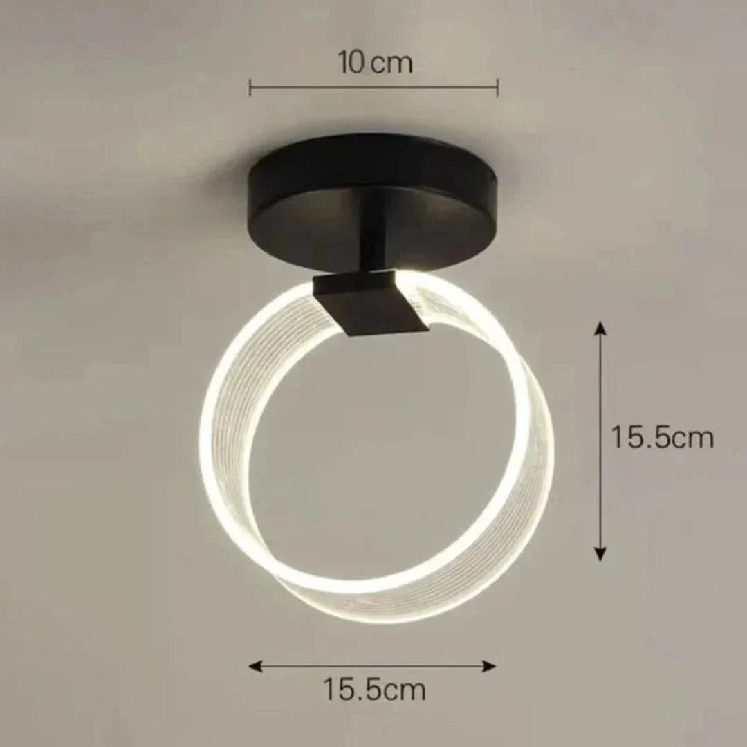 KreativGlow - Lámpara de techo LED delgada
