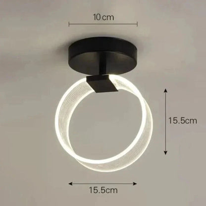 KreativGlow - Lámpara de techo LED delgada