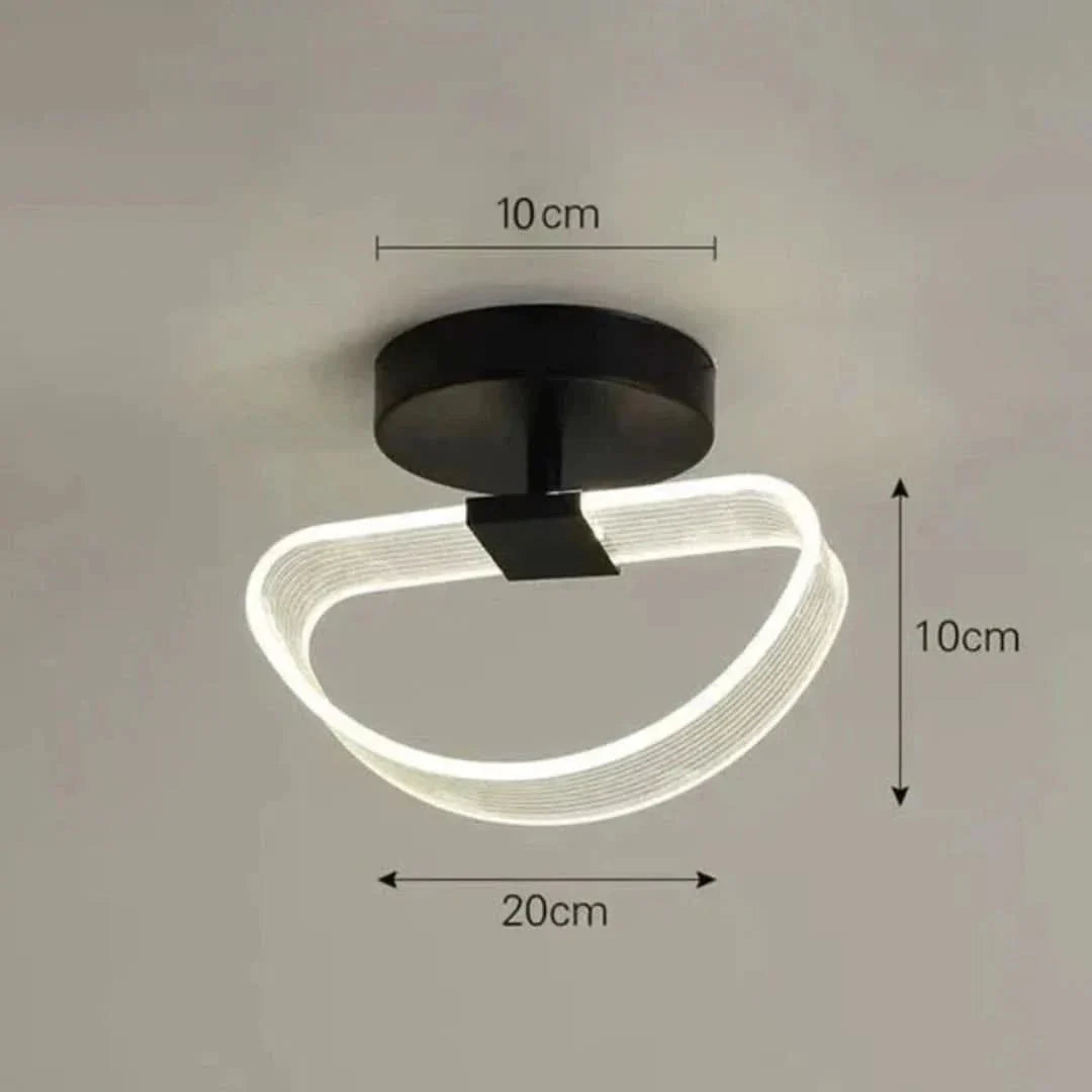 KreativGlow - Lámpara de techo LED delgada
