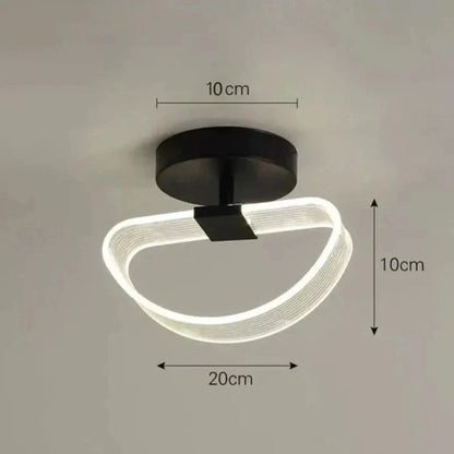 KreativGlow - Lámpara de techo LED delgada