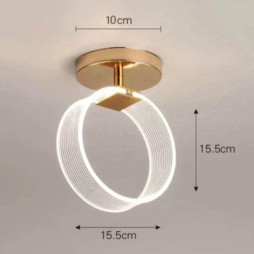 KreativGlow - Lámpara de techo LED delgada