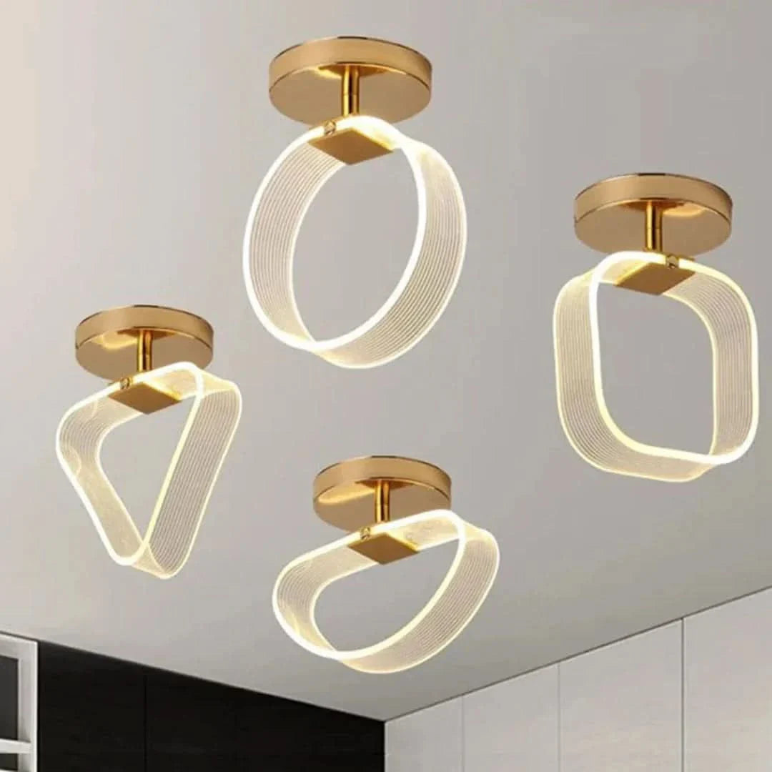 KreativGlow - Lámpara de techo LED delgada