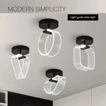 KreativGlow - Lámpara de techo LED delgada