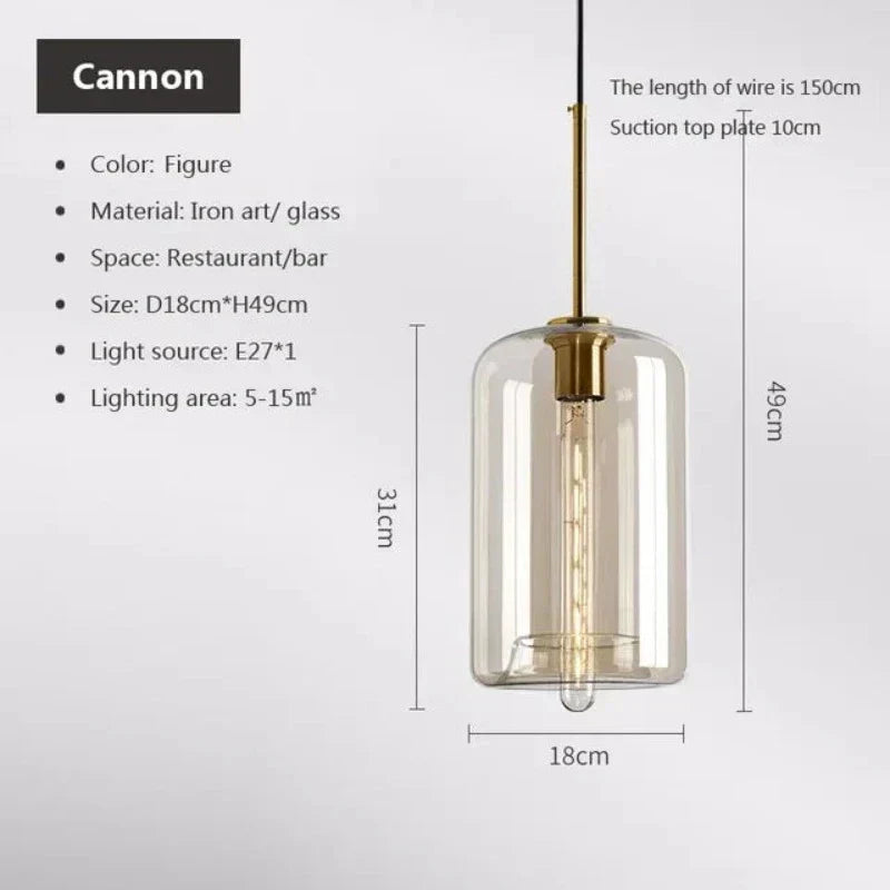 Elegant NordicGlas Pendant Lamp for Modern Interiors