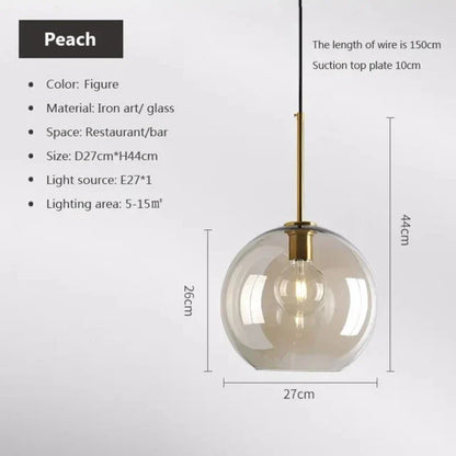Elegant NordicGlas Pendant Lamp for Modern Interiors