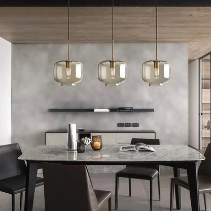 LoftLuxe - Skandináv üveg függőlámpa