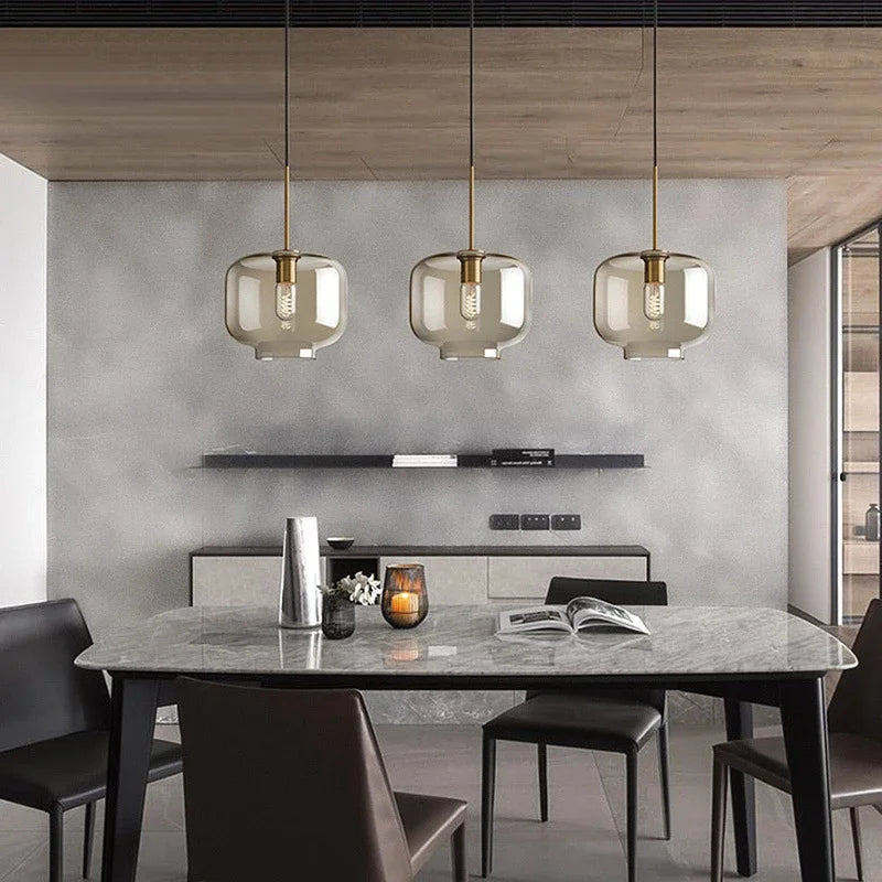 Elegant NordicGlas Pendant Lamp for Modern Interiors