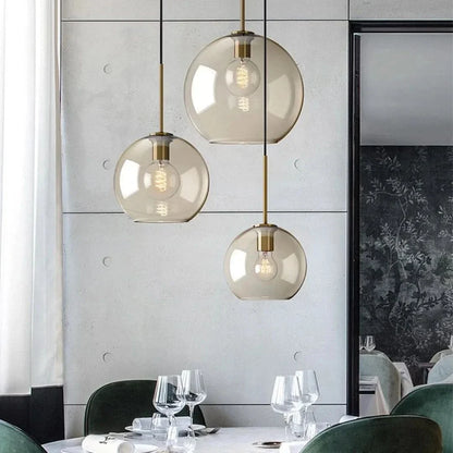 LoftLuxe - Skandináv üveg függőlámpa