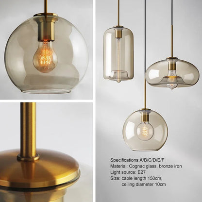 Elegant NordicGlas Pendant Lamp for Modern Interiors