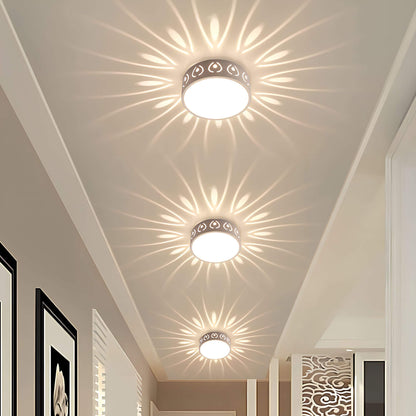 Plafoniera LED Aurora - Illuminazione d'atmosfera con motivi eleganti