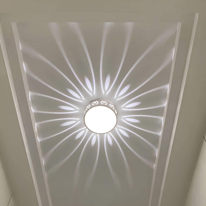 Plafoniera LED Aurora - Illuminazione d'atmosfera con motivi eleganti