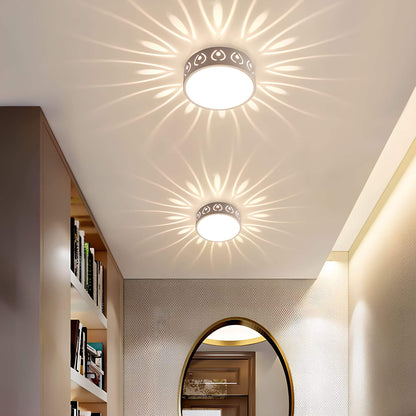 Plafoniera LED Aurora - Illuminazione d'atmosfera con motivi eleganti