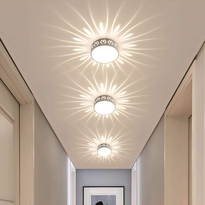 Plafoniera LED Aurora - Illuminazione d'atmosfera con motivi eleganti