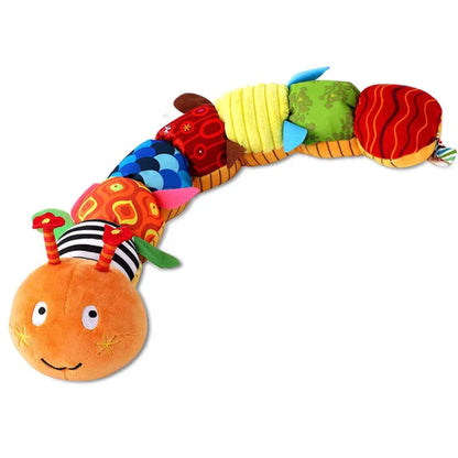 Juguete de peluche musical con forma de oruga - interactivo y suave