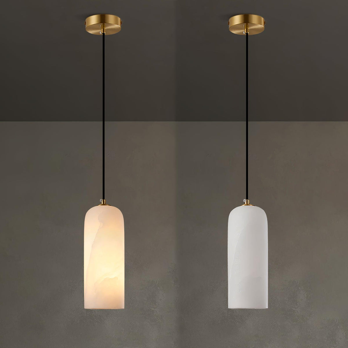 Monty Ceiling Lamp - Luxury Lighting with Alabaster Shade