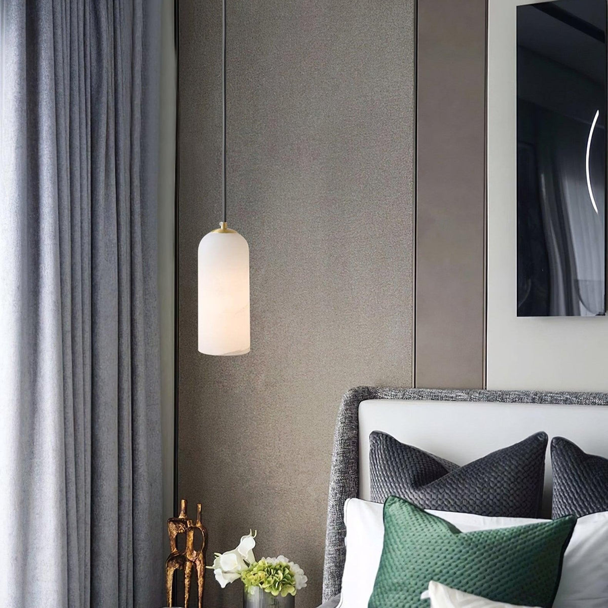 Monty Ceiling Lamp - Luxury Lighting with Alabaster Shade