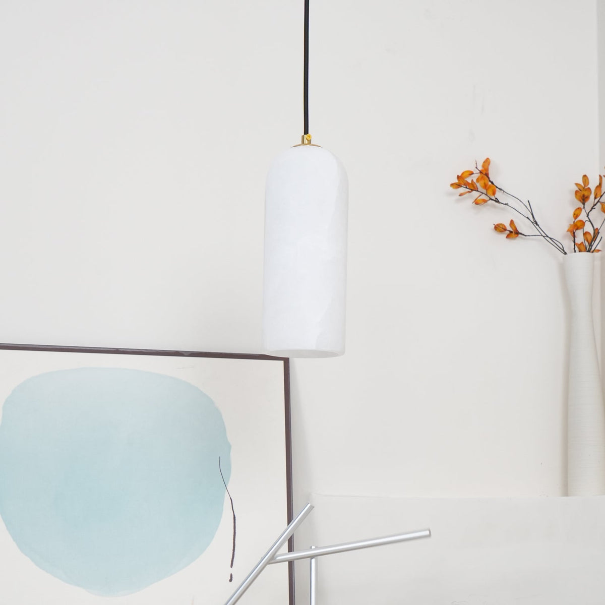 Monty Ceiling Lamp - Luxury Lighting with Alabaster Shade