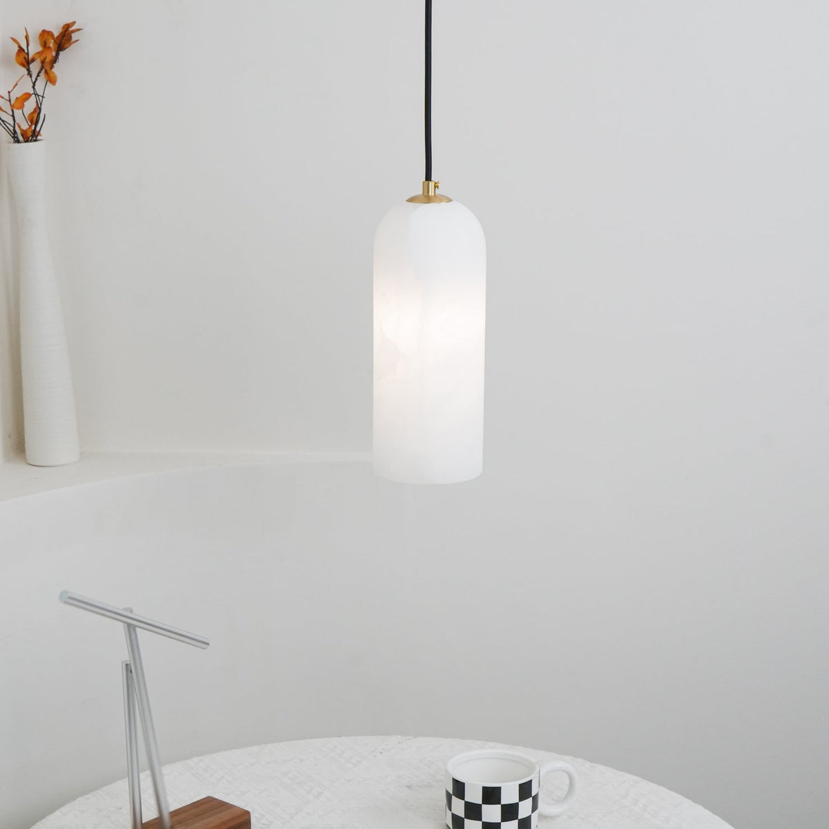 Monty Ceiling Lamp - Luxury Lighting with Alabaster Shade