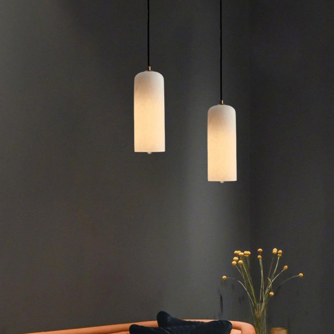 Monty Ceiling Lamp - Luxury Lighting with Alabaster Shade