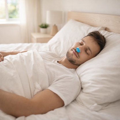 Dispositivo antirussamento e purificatore d'aria 2 in 1 | Goditi una buona notte di sonno