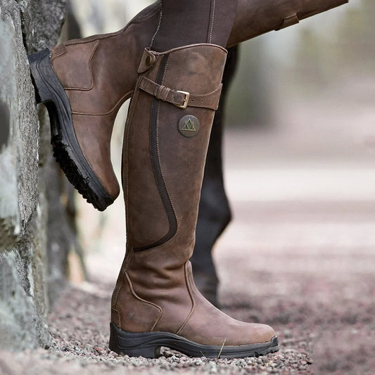 Elegante kniehohe ergonomische Stiefel für Damen – Maxima