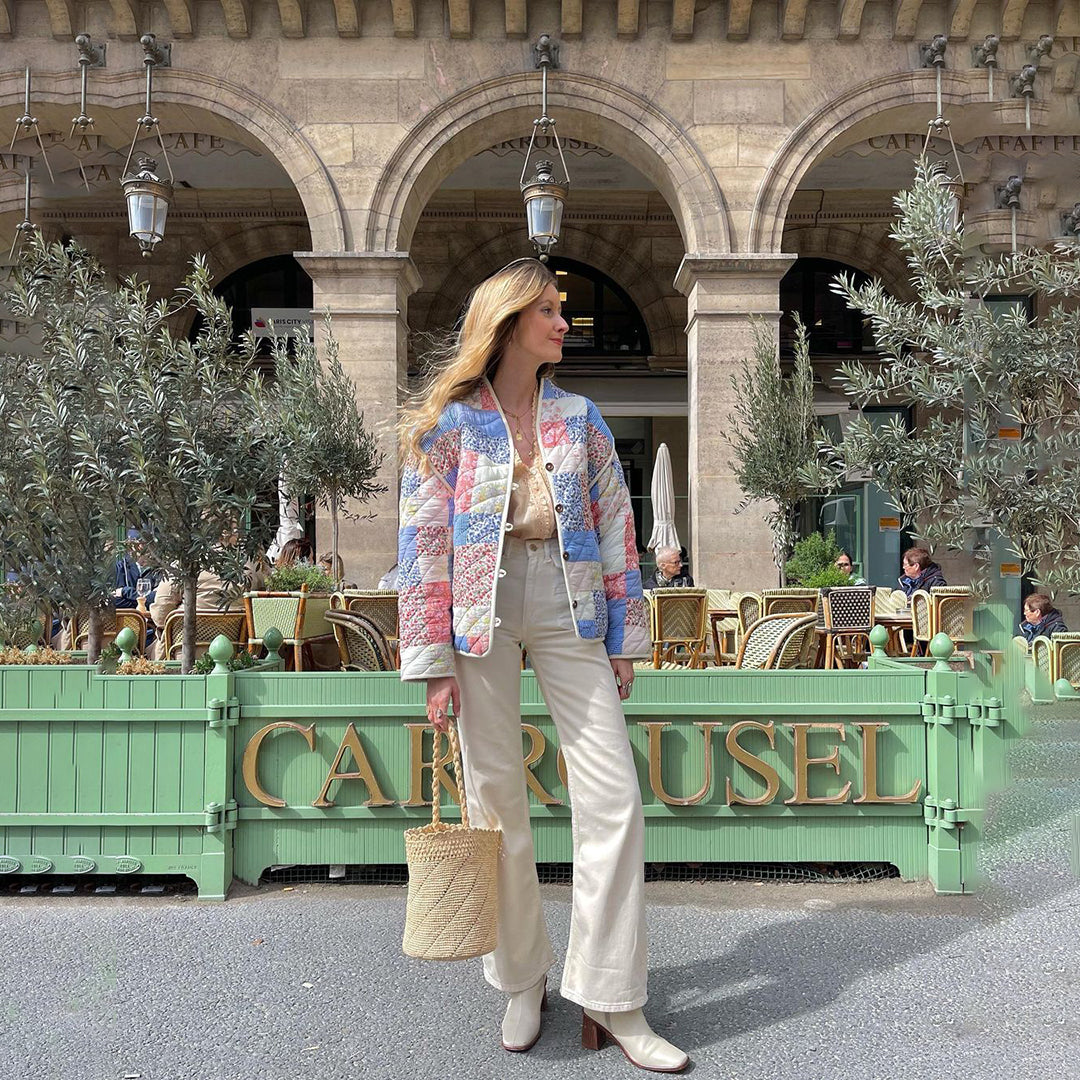 Casaco elegante para senhora para a próxima primavera — variante de cor