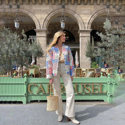 Casaco elegante para senhora para a próxima primavera — variante de cor