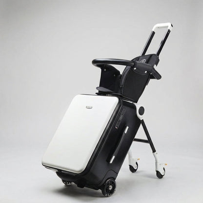 Multifunctional children's suitcase for riding