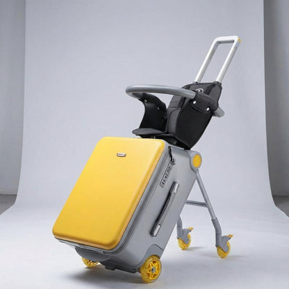 Multifunctional children's suitcase for riding