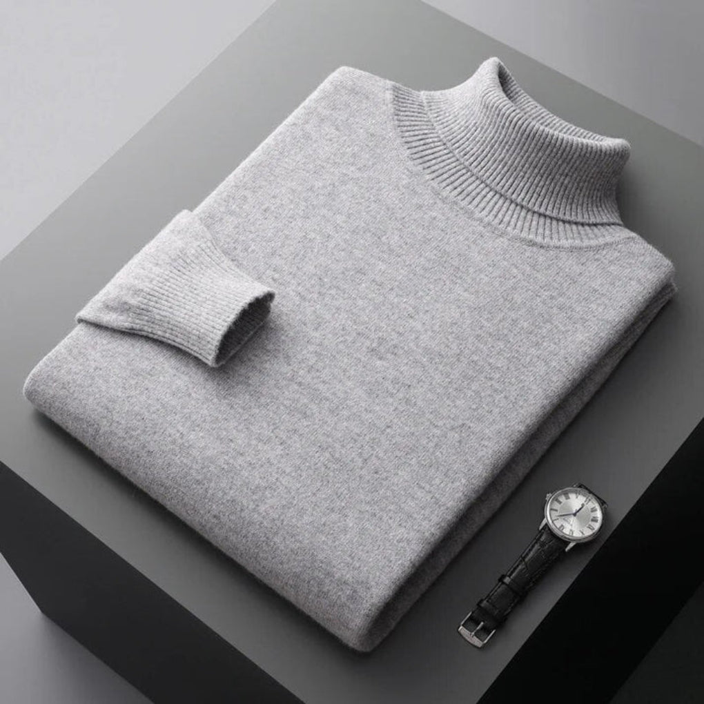 Men's Turtleneck Sweater – Elegant Layer with a Refined Look