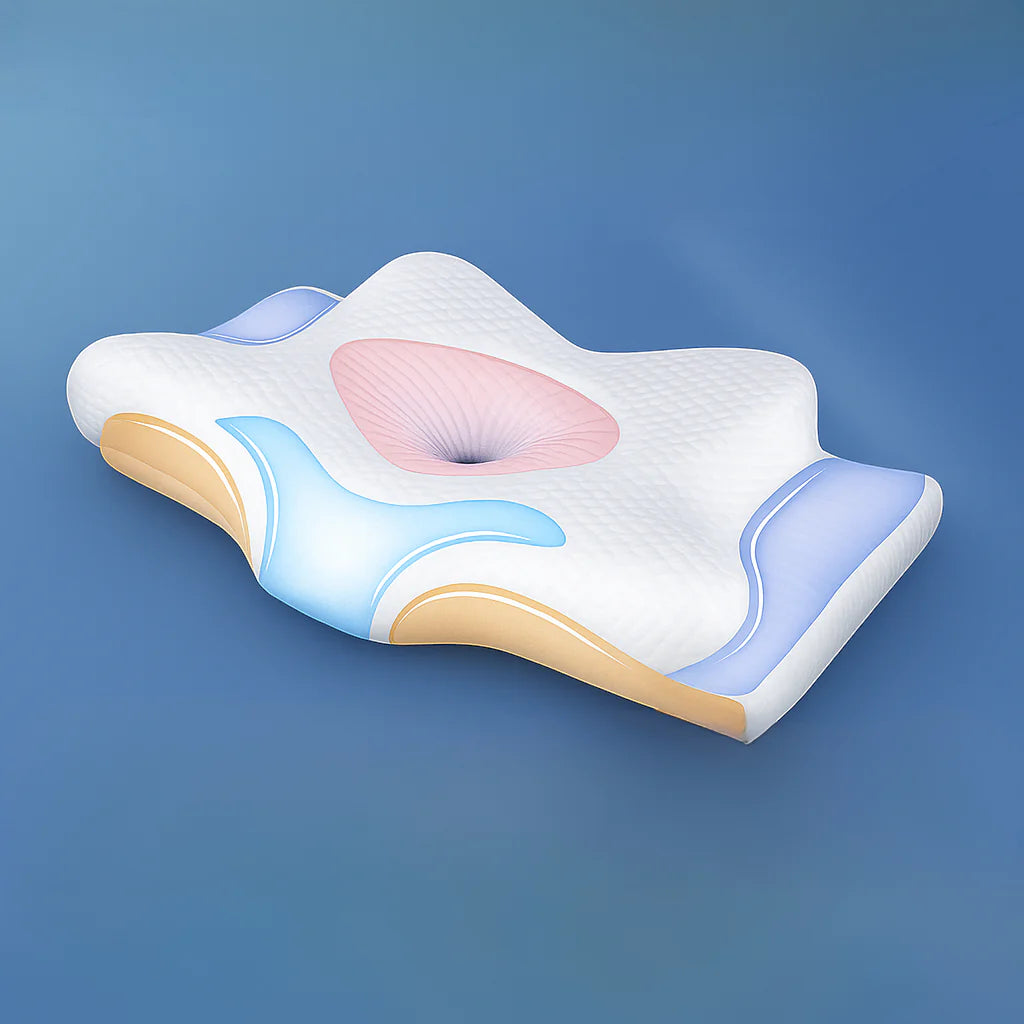 Ergonomic Memory Foam Pillows | Neck & Back Support