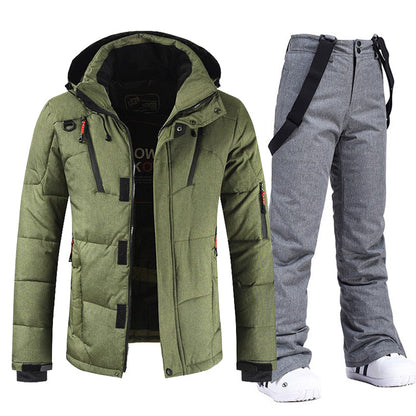 Men's Ski Pack - Weather-Ready Padded Winter Jacket and Trouser Set