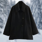 Elegante oversized winterjas met brede kraag - Erich